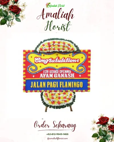 Bunga Papan Congratulation di Sungai Kapih